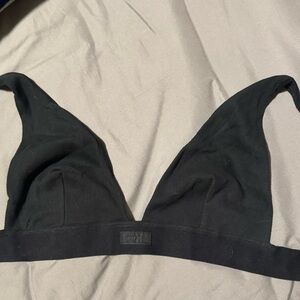 Skims: Cotton Rib Plunge Bralette